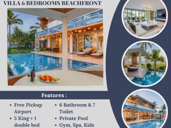 Villa 5 Bedrooms Beachfront Da Nang
